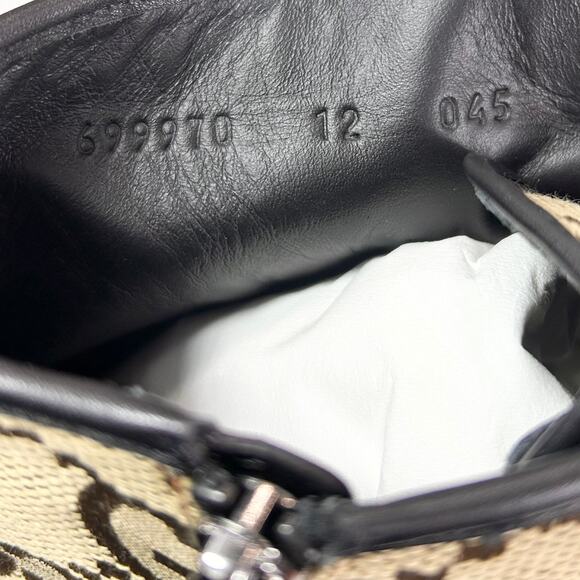 Gucci Canvas Maxi GG Lace Up Combat Boot - Men’s 12.5 - Picture 7 of 8